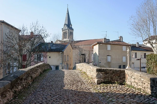 Une photographie professionnelle montrant une carte géographique stylisée ou une représentation visuelle de la région Auvergne-Rhône-Alpes mettant en évidence les zones géographiques clés (Rhône, Brignais, Lyon, Isère, Ain). L'image peut combiner une vue aérienne ou cartographique avec des éléments visuels subtils rappelant le secteur d'intervention (bâtiments résidentiels, paysage régional), sans texte ni logo visibles. Alternativement, une photographie montrant une équipe professionnelle d'ouvriers en tenue de chantier se préparant pour une intervention, illustrant la mobilité et la réactivité des équipes de Deffain Braun dans la région.